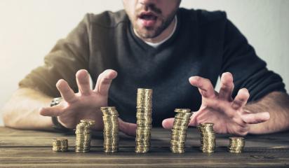man safe his spared money- Stock Photo or Stock Video of rcfotostock | RC-Photo-Stock