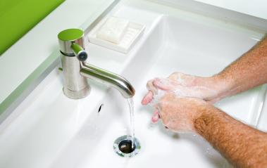 Man washing his Hands to prevent virus infection and clean dirty hands- Stock Photo or Stock Video of rcfotostock | RC-Photo-Stock