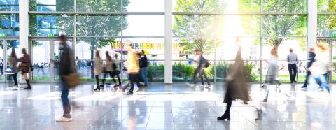 Many anonymous blurred people go shopping in the mall- Stock Photo or Stock Video of rcfotostock | RC Photo Stock