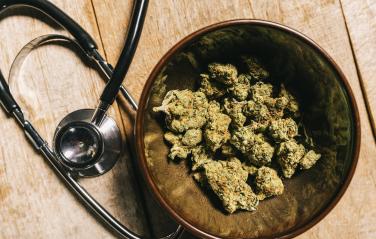 Medical Cannabis CBD Buds and stethoscope- Stock Photo or Stock Video of rcfotostock | RC Photo Stock