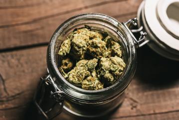 Medicinal Marijuana Weed Cannabis in a jar : Stock Photo or Stock Video Download rcfotostock photos, images and assets rcfotostock | RC-Photo-Stock.: