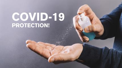 men use alcohol spray to spray hands to get rid of bacteria and COVID-19 or CORONA viruses that destroy the respiratory system, COVID-19 virus protection concept.- Stock Photo or Stock Video of rcfotostock | RC Photo Stock