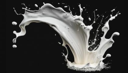 milk splash on black background (Generative AI) : Stock Photo or Stock Video Download rcfotostock photos, images and assets rcfotostock | RC Photo Stock.: