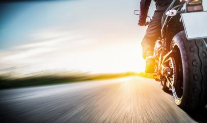 motorbike on the road riding. having fun riding the empty road on a motorycle tour / journey : Stock Photo or Stock Video Download rcfotostock photos, images and assets rcfotostock | RC-Photo-Stock.: