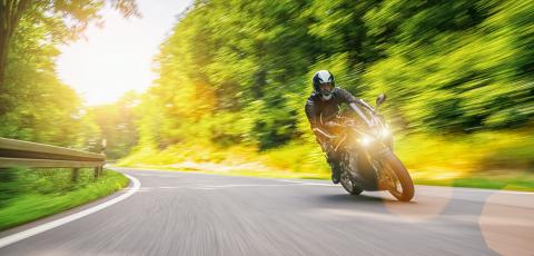 Motorrad auf Landstraße : Stock Photo or Stock Video Download rcfotostock photos, images and assets rcfotostock | RC-Photo-Stock.: