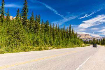 Mountain road in summer at the banff national park Canada : Stock Photo or Stock Video Download rcfotostock photos, images and assets rcfotostock | RC Photo Stock.:
