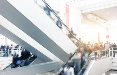 moving crowd at a escalator- Stock Photo or Stock Video of rcfotostock | RC-Photo-Stock