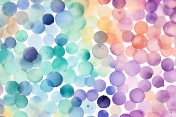 Multicolored watercolor circles overlapping in a soft gradient- Stock Photo or Stock Video of rcfotostock | RC Photo Stock