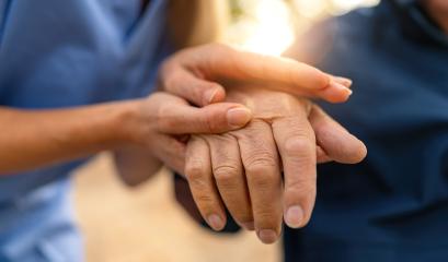 Nurse holding hand of senior man in wheel chair : Stock Photo or Stock Video Download rcfotostock photos, images and assets rcfotostock | RC Photo Stock.: