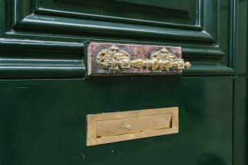 old door with letter box- Stock Photo or Stock Video of rcfotostock | RC-Photo-Stock
