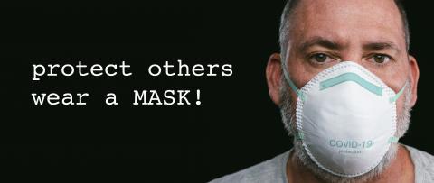 Old man wearing an anti virus protection mask to prevent others from corona COVID-19 and SARS cov 2 infection- Stock Photo or Stock Video of rcfotostock | RC-Photo-Stock