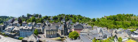 Old Town of Monschau panorama- Stock Photo or Stock Video of rcfotostock | RC-Photo-Stock