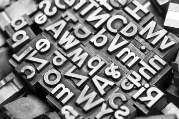 Old typo lead letters- Stock Photo or Stock Video of rcfotostock | RC-Photo-Stock