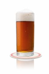 oldbeer glass on a beermat with dew drops - Stock Photo or Stock Video of rcfotostock | RC Photo Stock