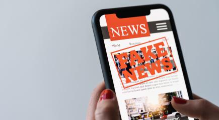 Online fake news on a mobile phone. Close up of woman reading Fake news HOAX or articles in a smartphone screen application. Hand holding smart device. Mockup website. Fake Newspaper portal.- Stock Photo or Stock Video of rcfotostock | RC-Photo-Stock