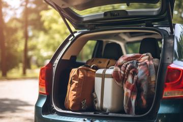 Open car trunk filled with bags and travel items
 : Stock Photo or Stock Video Download rcfotostock photos, images and assets rcfotostock | RC Photo Stock.: