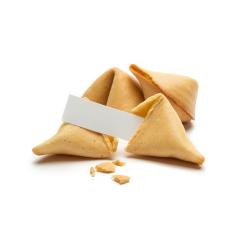 Open fortune cookie with note- Stock Photo or Stock Video of rcfotostock | RC Photo Stock