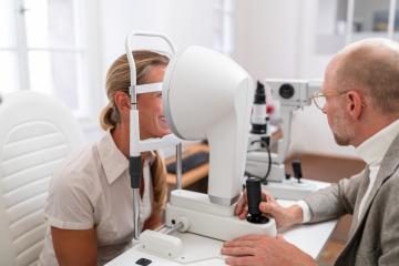 Optometrist using Keratograph for a eye test to a female patient at the ophthalmology clinic. Close-up photo. Healthcare and medicine concept- Stock Photo or Stock Video of rcfotostock | RC Photo Stock