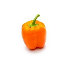 ornage Paprika isolated on white- Stock Photo or Stock Video of rcfotostock | RC-Photo-Stock