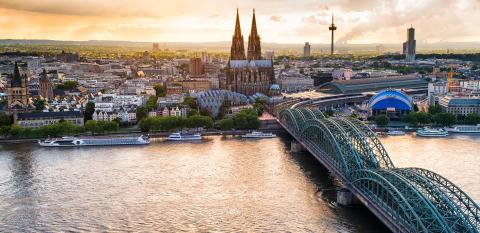 panorama of Cologne- Stock Photo or Stock Video of rcfotostock | RC-Photo-Stock