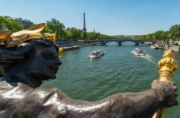 Paris Eiffel Tower and Pont Alexandre III in Paris- Stock Photo or Stock Video of rcfotostock | RC-Photo-Stock
