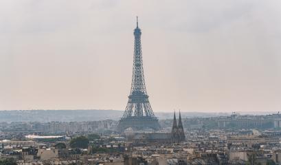 Paris Eiffel Tower with skyline- Stock Photo or Stock Video of rcfotostock | RC Photo Stock