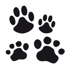 Paw Print set vector eps silhouette : Stock Photo or Stock Video Download rcfotostock photos, images and assets rcfotostock | RC-Photo-Stock.: