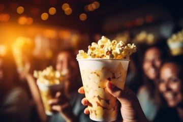 People holding popcorn cups in cinema
 : Stock Photo or Stock Video Download rcfotostock photos, images and assets rcfotostock | RC Photo Stock.:
