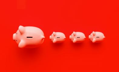 piggy bank as row leader, investment and development concept : Stock Photo or Stock Video Download rcfotostock photos, images and assets rcfotostock | RC-Photo-Stock.: