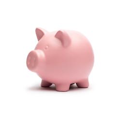 Piggy Bank isolated on white - Stock Photo or Stock Video of rcfotostock | RC Photo Stock