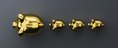 piggy banks in a row, investment and development concept image : Stock Photo or Stock Video Download rcfotostock photos, images and assets rcfotostock | RC Photo Stock.:
