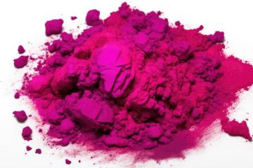 Pile of vibrant pink powder with scattered lumps and dust- Stock Photo or Stock Video of rcfotostock | RC Photo Stock