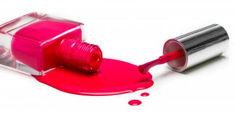 pink nail polish bottle on white background- Stock Photo or Stock Video of rcfotostock | RC-Photo-Stock