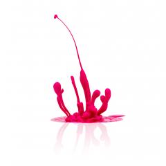 pink paint splashing isolated on white- Stock Photo or Stock Video of rcfotostock | RC-Photo-Stock