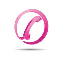 pink phone icon on white background vector eps : Stock Photo or Stock Video Download rcfotostock photos, images and assets rcfotostock | RC Photo Stock.: