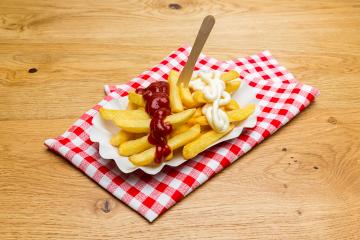 pommes fries with ketchup and mayo sauce : Stock Photo or Stock Video Download rcfotostock photos, images and assets rcfotostock | RC-Photo-Stock.: