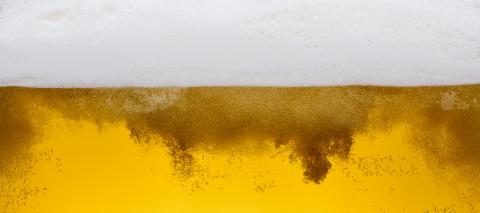 Pouring beer with bubble froth in glass for background, banner size- Stock Photo or Stock Video of rcfotostock | RC Photo Stock