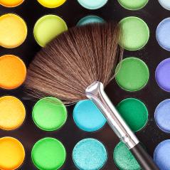 powder brush  multicolour background- Stock Photo or Stock Video of rcfotostock | RC Photo Stock