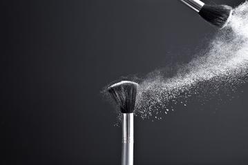 powderbrush on black background : Stock Photo or Stock Video Download rcfotostock photos, images and assets rcfotostock | RC Photo Stock.: