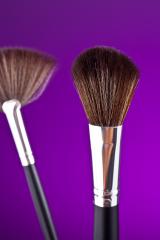 powderbrush on purple background- Stock Photo or Stock Video of rcfotostock | RC Photo Stock