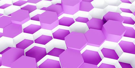 purple Hexagon Background - 3D rendering - Illustration - Stock Photo or Stock Video of rcfotostock | RC-Photo-Stock