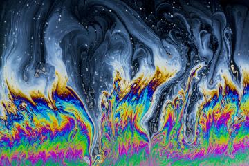 Rainbow colors created a abstakt  soap film,  soap bubble, background - Stock Photo or Stock Video of rcfotostock | RC-Photo-Stock