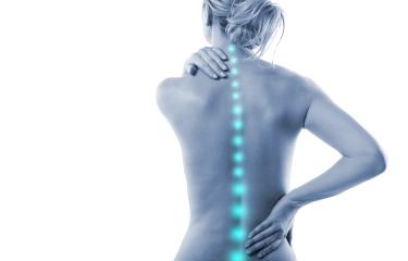 Rear view of a woman with highlighted spine and glowing points, holding her neck and lower back to symbolize pain, chiropractic care, spine health, or back problems
 : Stock Photo or Stock Video Download rcfotostock photos, images and assets rcfotostock | RC Photo Stock.: