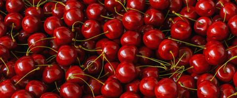 Red Cherries as pile of ripe cherries with stalks- Stock Photo or Stock Video of rcfotostock | RC Photo Stock
