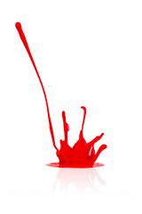 red paint splash isolated on white- Stock Photo or Stock Video of rcfotostock | RC-Photo-Stock