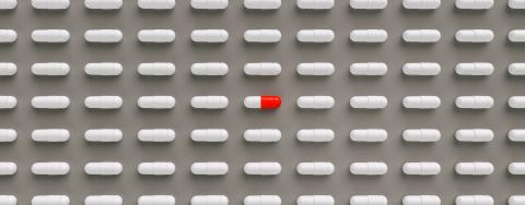 red pills or capsules lies in rows, medicine tablets antibiotic, Pharmacy theme, banner size- Stock Photo or Stock Video of rcfotostock | RC Photo Stock