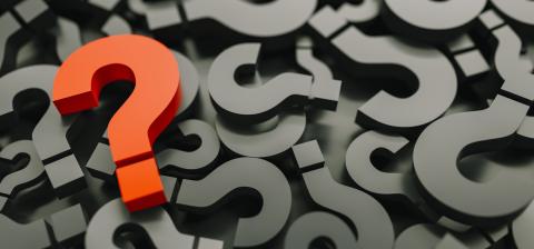 Red question mark on a background of black signs.- Stock Photo or Stock Video of rcfotostock | RC-Photo-Stock