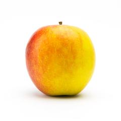 red yellow apple on white- Stock Photo or Stock Video of rcfotostock | RC-Photo-Stock