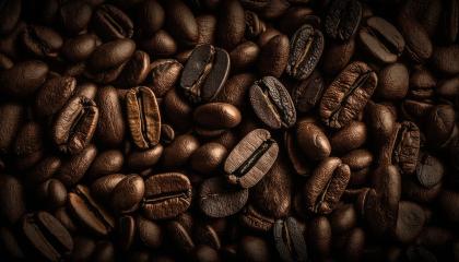 Roasted coffee beans background (Generative AI)- Stock Photo or Stock Video of rcfotostock | RC Photo Stock