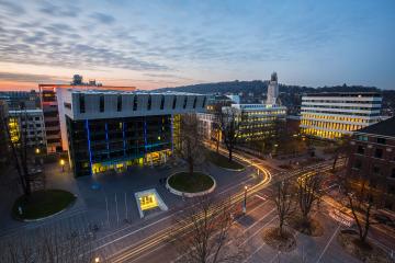 RWTH Aachen Campus at night : Stock Photo or Stock Video Download rcfotostock photos, images and assets rcfotostock | RC-Photo-Stock.: